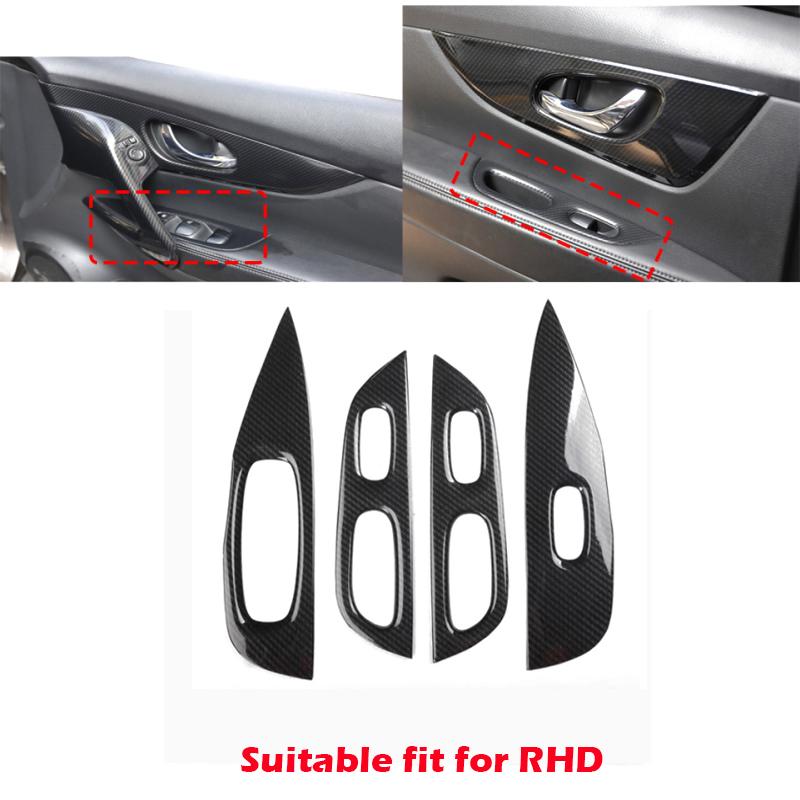 LHD RHD interior Accessories For Nissan X Trail T32 X-trail 2014- door armrest window button switch gear shift panle cover