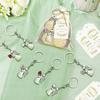 Angel Keychains With Organza Bags & Gift Tags For 30 Guests, Baby Shower Guest Gifts Baptism Favors Wedding Favors For Guests