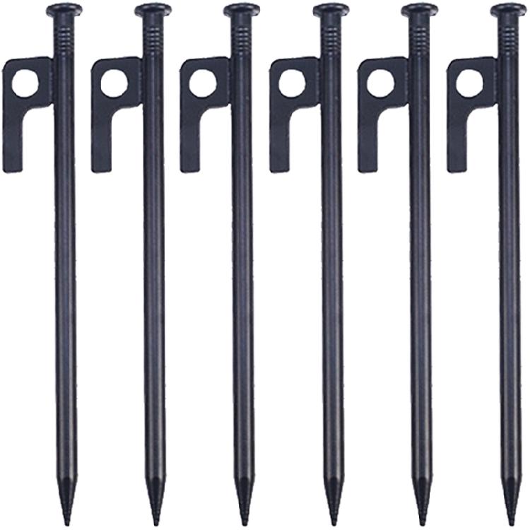 Steel Tent Stakes Heavy Type Rustproofed Ground Pegs for Camping Beach Backpacking Secure Windproofed