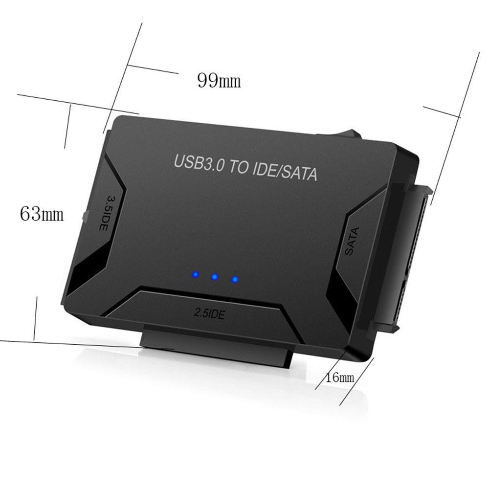 

Universal IDE/SATA to USB 3.0 Hard Drive Adapter for 2.5/3.5-Inch HDD/SSD UK Standard