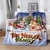 Christmas Friends Personalized Name Blanket Gift Personalized Blanket Comfortable Suitable for Couch Home Decor Livingroom Nap for All Occasions