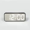 New Multi-functional LED Mirror Alarm Clock, Student Dormitory Desktop Electronic Clock, Creative Digital Clock
