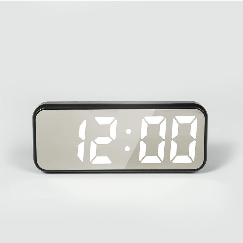 New Multi-functional LED Mirror Alarm Clock, Student Dormitory Desktop Electronic Clock, Creative Digital Clock