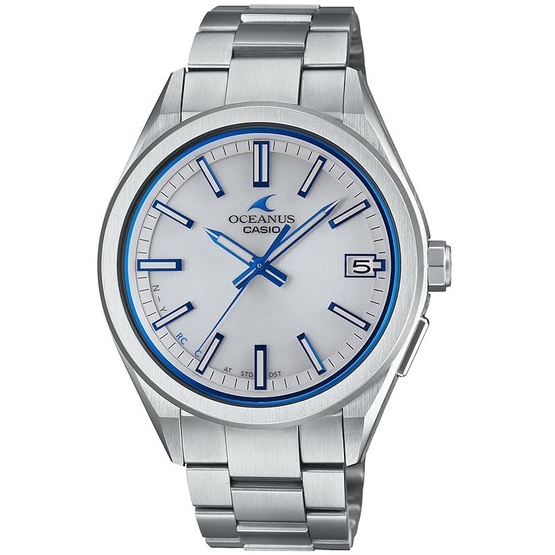 

Casio Oceanus Watch (OCW-T200S-7AJF) [Official Japanese Product] Made in Japan, Bluetooth, Radio-Controlled Solar Watch, Sapphire Crystal, Men s White