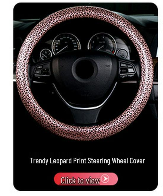 Hand-Sewn Leather Steering Wheel Cover - Universal, Stylish, Non-Slip Design