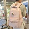Schoolbag cloud feeling clear blue soft cute rabbit backpack student party healing feeling campus class holiday travel sweet bag