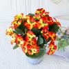 Artificial Pansies Indoor Outdoor Decor UV-Resistant Flowers Versatile Use