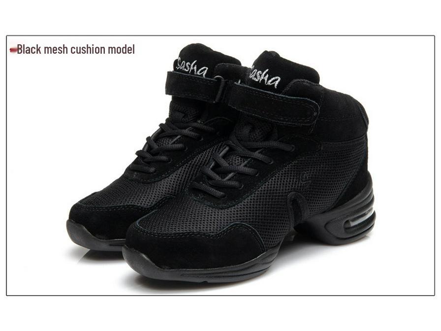 Sansha Women's Air Cushion Modern Dance Sneakers - Soft Sole, Height Increasing Square Dance Fitness Shoes