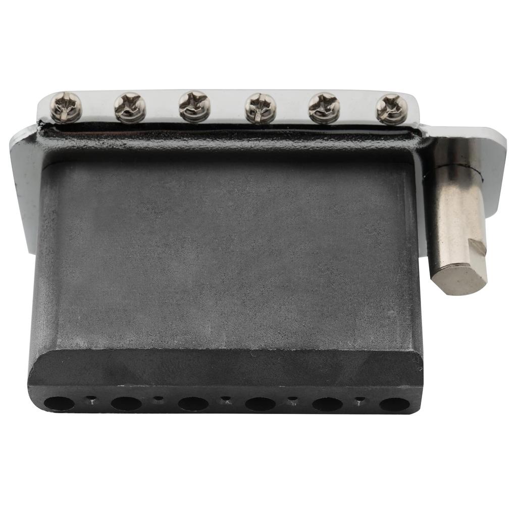 Musiclily Pro BV003 String Pitch Support Remolo Bridge Unit Stainless Steel Saddle Chrome 10.8mm 2-point