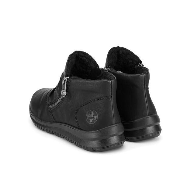 Rieker Z0051-01 Black Ankle Boots