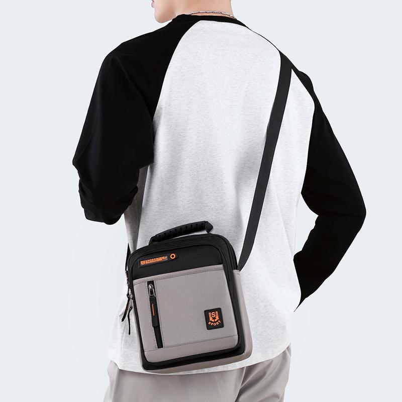 Men's Business Crossbody Shoulder Bag – Durable Oxford Cloth Sling with Big Capacity & Multiple Compartments