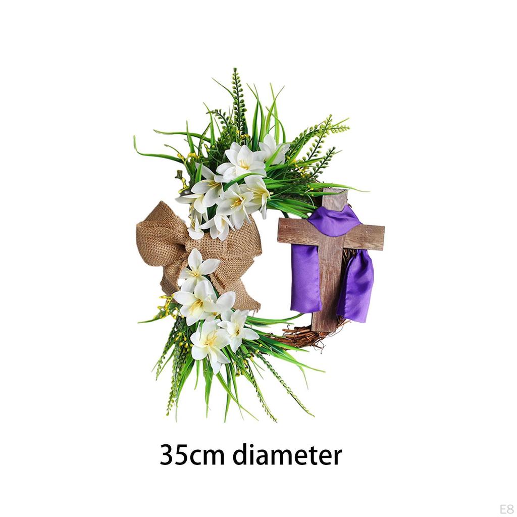 Cross Wreath Bouquet for Home Decor