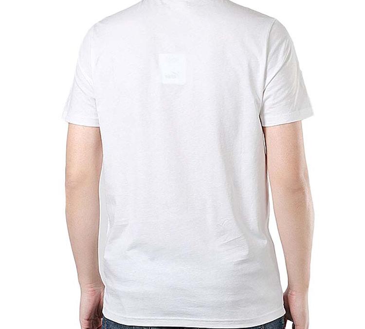 Men's T-Shirt PUMA Set-in Sleeve T-Shirt Men's White