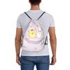 Custom P-Pompompurines Drawstring Backpack Women Men Sport Gym Sackpack Foldable Dog Anime Shopping Bag Sack