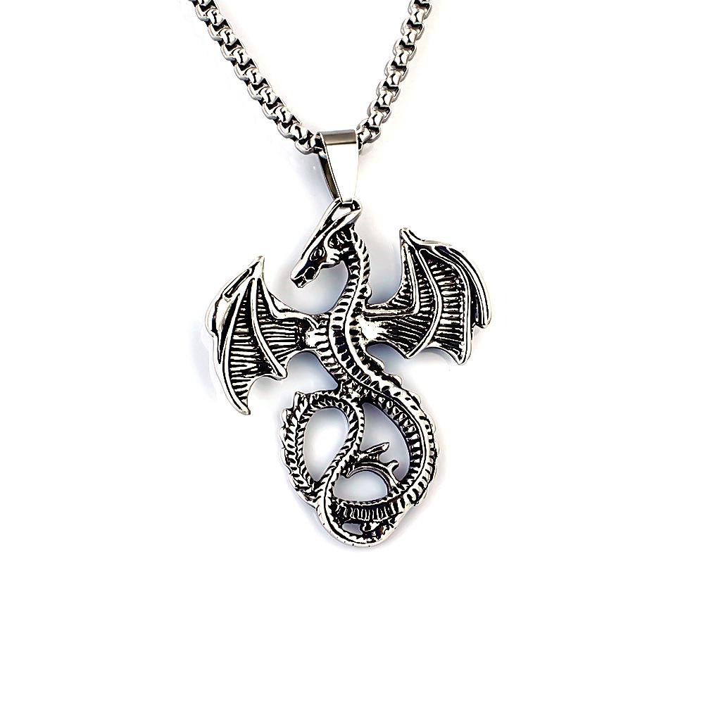 Jewelry Personality Titanium Steel Spiral Boomerang Windmill Necklace Men's Hot Sale