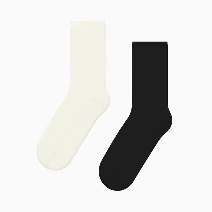 [10 Pairs] Plant Mid-calf Plain Socks