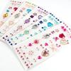 Acrylic Gem Face Stickers for Kids Colorful Rhinestone Self-Adhesive Gems for Girls Stage Performance