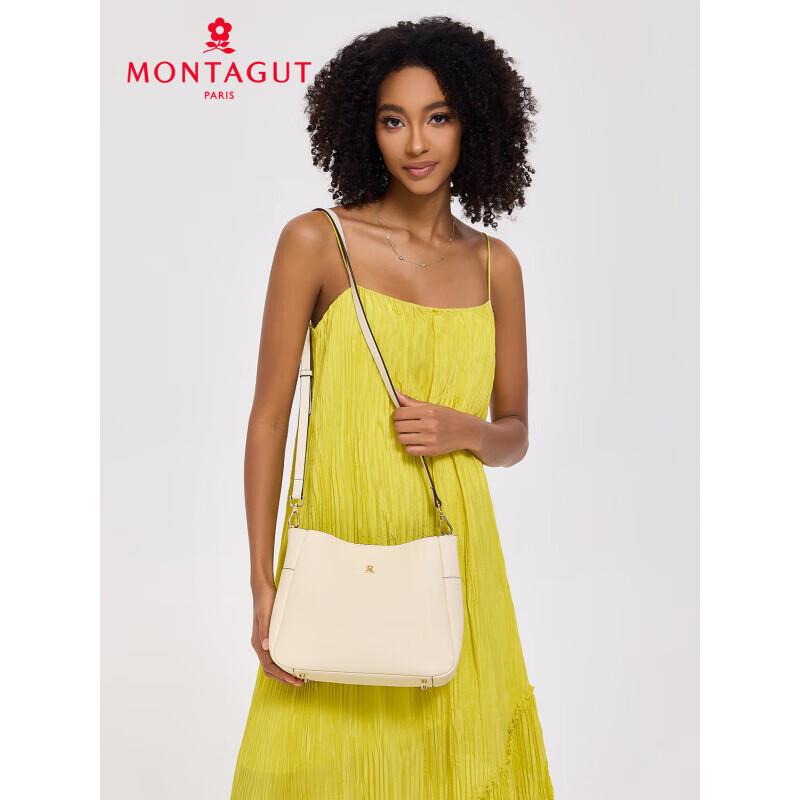 Montagut Genuine Leather Bucket Bag