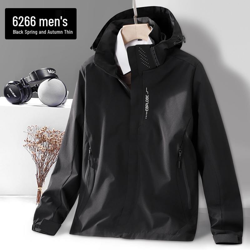 Men's Versatile Windproof Workwear Jacket for Spring, Autumn, and Winter