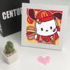Sanrio Cartoon Pacha Dog Crystal Diamond Painting 5D DIY Cross Embroidery Kit with Frame Decoration Children's Birthday Gift