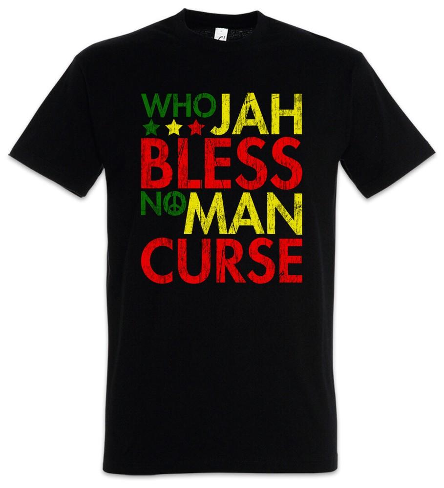 

Who Jah Bless No Man Curse T-Shirt Rasta Rastafari Babylon Irie Ska Reggae L