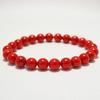 Natural Coral Red Coral 16cm [Omamori-do] Bracelet, Bracelet,