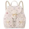 LOUIS VUITTON BACKUP Embossed Grain Cow Leather Backpack Women's Dream Purple M15113
