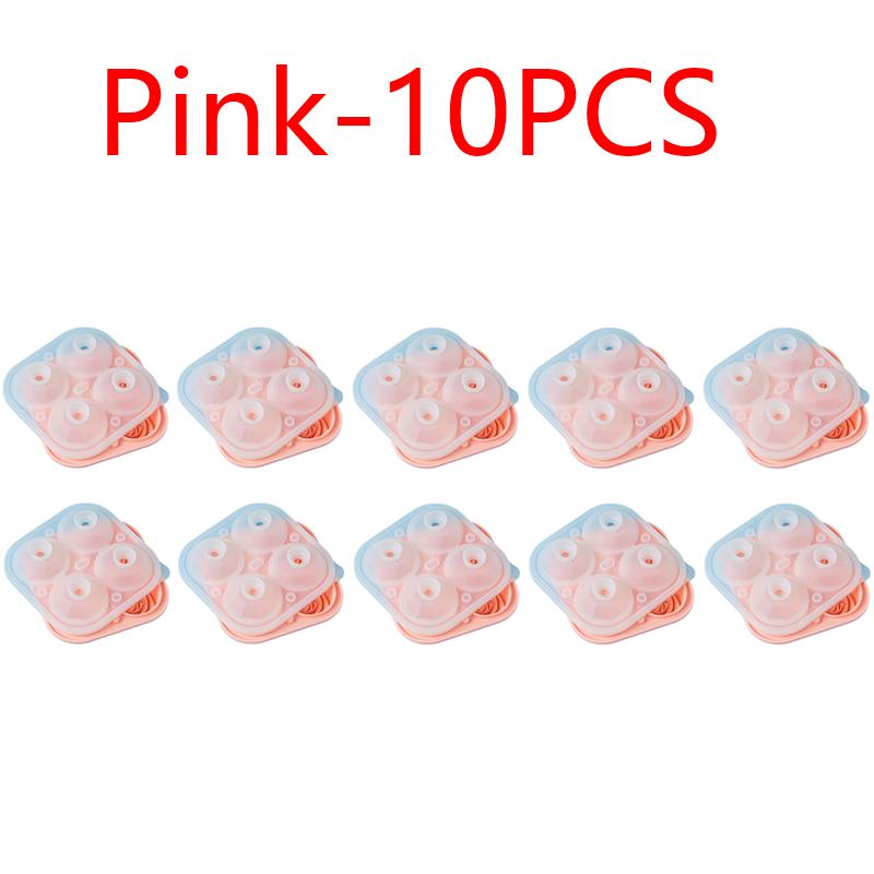 3D Large Ice Cube Tray, 2.5-inch Rose Ice Mold, 4 Giant Cute Flower Shaped Ice Silicone Molds Suitable for Cocktail Juice