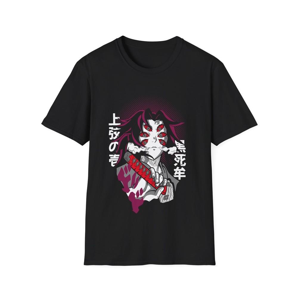 

Anime Kokoshibo Upper Moon One Softstyle T-Shirt, Manga Graphic Tee, Japanese S