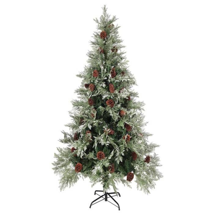 VidaXL Pre-lit Christmas Tree Pine Cones, Christmas Tree with LEDs, Holiday Decoration, Indoor Party Ornament 3094566