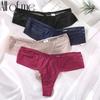 FINETOO Women Lace Panties Sexy Underwear Transparent Erotic Underpants Seamless Thongs G-string Tanga Lingerie