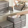 Underwear Storage Box With Compartments 17/13 Grids Dormitory Drawer Style Storage Organizer for Socks Underwears Bra Shirts