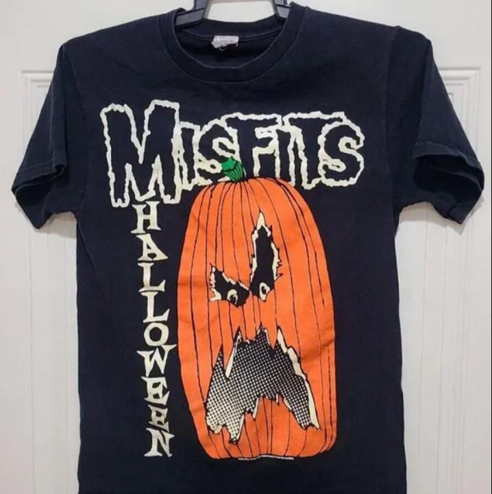 Винтажная футболка Misfits на Хэллоуин Светится в темноте Глен Дэнциг Evilive 2006 Унисекс Футболка XXXL