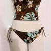 2Pcs/Set Fashion Summer Y2k Beach Bikini Harajuku Punk Women Swimsuit Casual Vintage Beachwear Beach