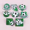 Enamel Brooch Zinc Alloy Texture Football Shape Lapel Pin Jackets Hats Sweatshirts School Bags Metal Fan Accessory