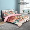 Cool Lion Dance Four-Piece Chinese Style Duvet Set for Boys' Bedroom or Dorm