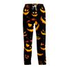 Men's Halloween Print Drawstring Lounge Pants Casual Sleepwear Bottoms Comfortable Fit Relaxed Style