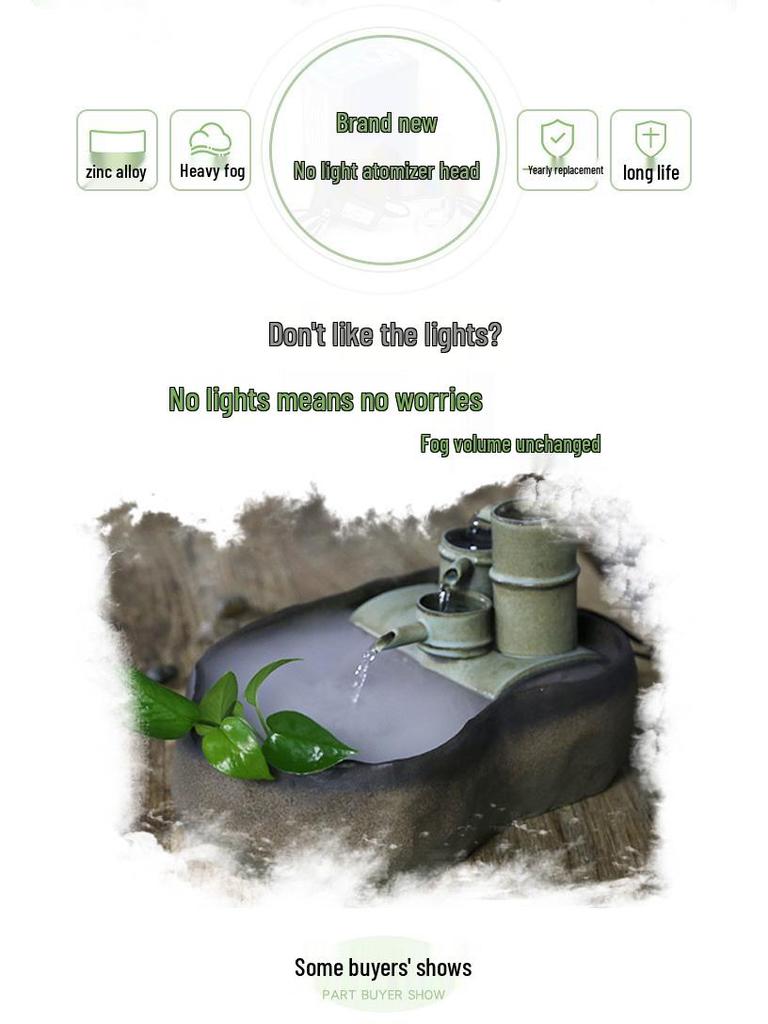 Ultraschallzerstäuber für Aquarium & Bonsai - Nebel-Luftbefeuchter für Schlafzimmer