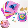 Glitter Origami 50 Aurora Foil Origami Colorful Paper Glitter for Making Paper Craft 10 Colors x Paper, Sheets, Colors, Paper, Single-Sided Origami,