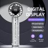 Durable ABS Portable Handheld Turbo Fan with 2 USB Ports, Lithium Battery,20 Counterspeed Settings,Portable Fan,Gamer Accessory,