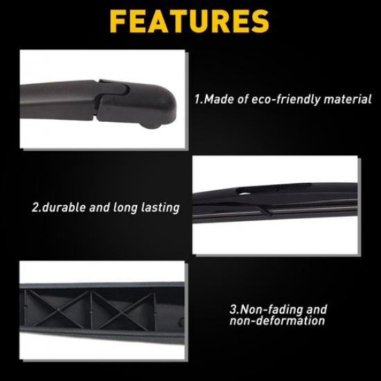 KIT Rear Pair Wiper Arm & Blade For 2012-18 Sonic Hatchback 2012-18 Sonic Sedan