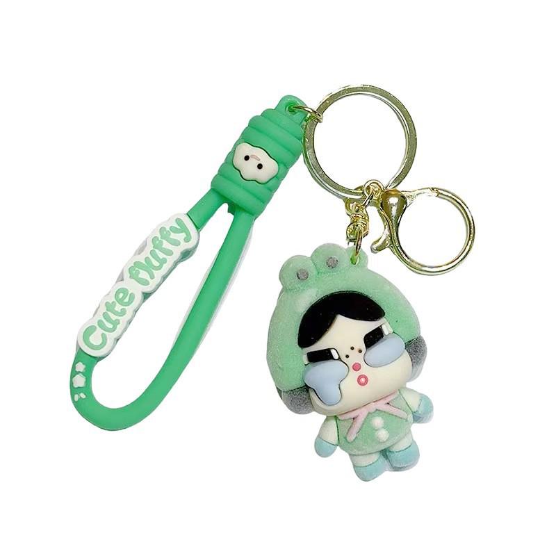 Creative Crybaby Doll Keychain - Cute Cartoon Pendant for Bags, Small Gift