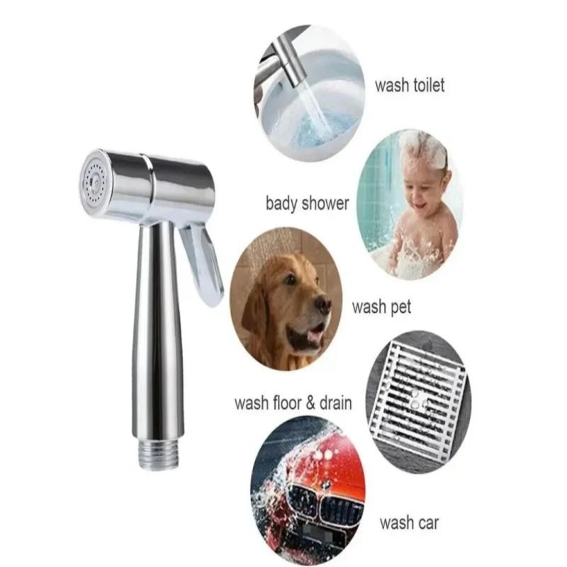 Sprayer Gun Hand Protable Toilet Holder Handheld Faucet Home Bathroom Shower Head Self Cleaning