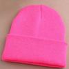 Mens Hat Beanie Ladies Womens Slouch Winter Ski Knitted Turn Up Neon Cap Warm