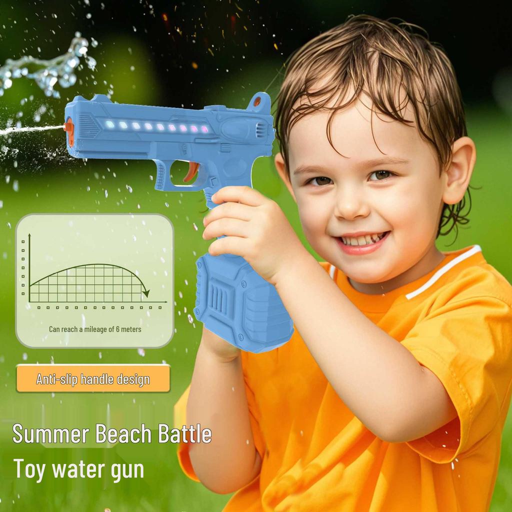 Rechargeable Pulse Electric Water Gun: Automatic High-Pressure Squirt Gun, Continuous Shooting, Certified 3C, Perfect Children's Gift