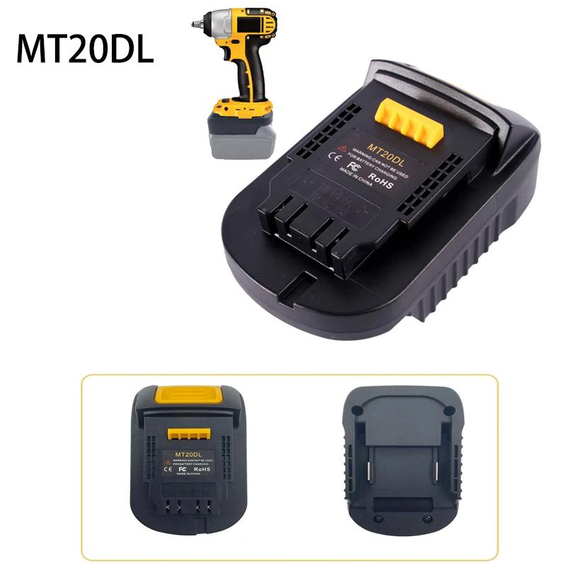 Battery Adapter For Makita 18V switch to Dewalt Mt20Dl For Dewalt 18V 20V tools for Makita Bl1830 Bl1860 Bl1815 Li-Ion Battery