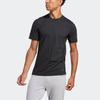 Adidas Yoga Training Tee Solid Color Logo Short Sleeve T-Shirt Men Tops Black IB8956