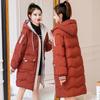 New Winter Down Cotton-padded Clothes Women's Winter Loose Cotton-padded Clothes Women's Medium and Long Thickened Cotton-padded Jacket