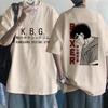 Hajime No Ippo Hip Hop Size TShirt Anime Harajuku Tee Tops Men Women Makunouchi Takamura T-Shirt KGB Y2k Manga Tshirt Clothes