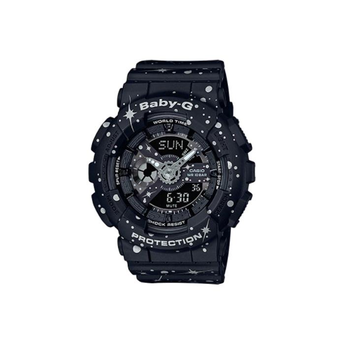 

Casio Baby-G Fashion Retro Street Classic Dual Display Waterproof Sports Watch Women watches Black BA-110ST-1A Black Dial